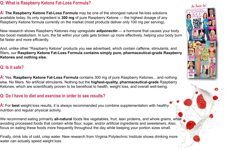 Raspberry Ketone Questions and Answers